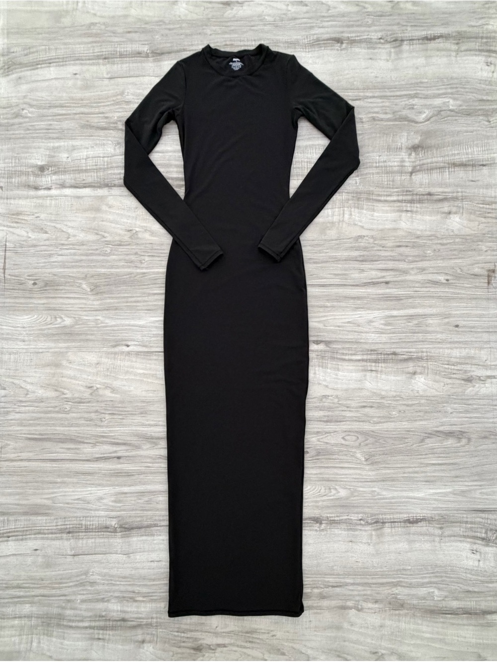 SKIMS Fits Everybody Crew Neck Long Sleeve Dress
